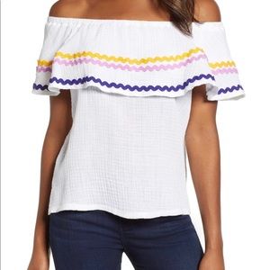 Gibson x Hi Sugarplum Santa Fe rickrack shirt